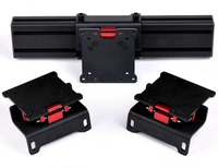 Support de sol pour simulateur de course 6063 personnalisé, pour écran simple ou triple, support TV VESA, support d'écran, support de moniteur