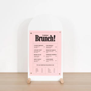 カスタムデスクトップ磁気卓上アーチサインボードサインテーブルスタンド - Product Image 5