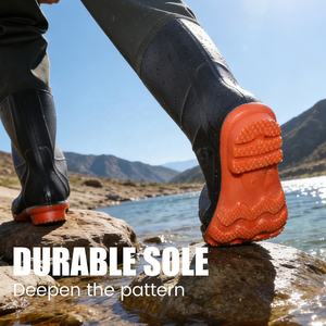 Waders Taille en PVC Vert Unisexes pour Hommes, Meilleures Bottes-Cuissardes Étanche pour <span class=keywords><strong>Pêche</strong></span>, Vente Directe Usine - Product Image 4
