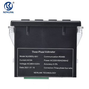 Driefasige digitale <span class=keywords><strong>voltmeter</strong></span> & ampèremeter met energiemeting RS485 LCD-display voor paneelgebruik - Product Image 4