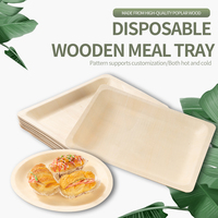 Plateau alimentaire rond en bambou, assiettes en feuilles de palmier, vaisselle écologique, biodégradable, jetable et compostable pour les fêtes