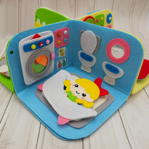 Montessori giocattolo educativo regalo per bambini occupato tranquillo libro <span class=keywords><strong>il</strong></span> <span class=keywords><strong>mio</strong></span> primo libro ha sentito la bambola della casa delle bambole per l'apprendimento e <span class=keywords><strong>il</strong></span> gioco - Product Image 4