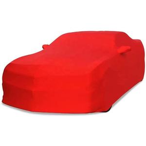 Bâche de voiture anti-poussière sur mesure, anti-rayures, respirante, polyester satiné, bâche de voiture intérieure avec polaire douce - Product Image 5