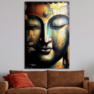 Lienzo grande de <span class=keywords><strong>Buda</strong></span>, Impresión de arte de pared, lienzo de meditación de <span class=keywords><strong>Buda</strong></span>, pintura de arte moderno para decoración del hogar - Product Image 3