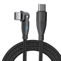Kabel USB-C pengisi daya USB 180 derajat, kabel PD 3A PD USB 3.1 Tipe C 25W