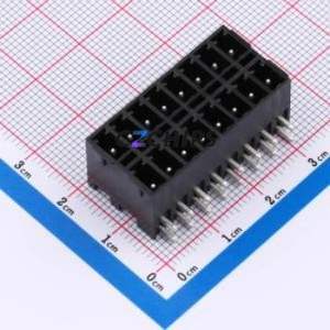 DB2ERHB-3.81-2*8P-BK Plug-in Terminal Block Bent Lead Through Hole,P=3.81mm Board-to-Board / Socket - Closed 2x8P 3.81mm Black - Product Image 1