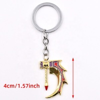 Jeu populaire Dotas 2 ANTI-MAGE porte-clés métal 3D armes modèle pendentif mode porte-clés femmes et hommes bijoux pour la décoration
