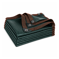 Filet d'ombrage avec œillets et bords ourlés, écran de protection solaire en maille pour serre, patio, balcon