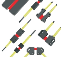 Amplificateur de capteur photoélectrique à fibre optique laser à tête ronde CORON FX FTR M6/M5/M4/M3, distance de détection d'objets de 0 à 1000 mm