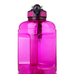 Bouteille en plastique grande taille 90oz sans BPA, contenant pour l'extérieur, Logo personnalisé, paille pour la gymnastique, avec poignée - Product Image 4