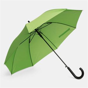 Parapluie droit manuel à poignée incurvée créative, armature en fibre de verre, protection solaire, logo pour cadeaux d'affaires - Product Image 2