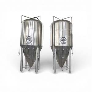 Mejor Precio: Fermentador Cónico de Cerveza de Acero Inoxidable de 2000L (20HL) con Manway Lateral y Chaqueta de Enfriamiento - Product Image 2