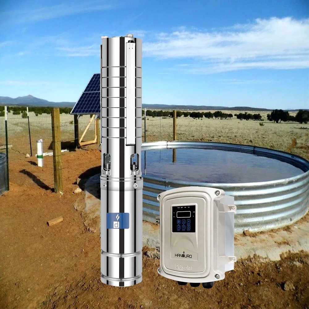 Invertör güneş su pompası sondaj r150-fs-10/güneş pompa küçük su çeşmesi