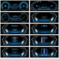 Pour Série 5 F10 F11 1920 720P HD Écran LCD numérique avec affichage tête haute (HUD) Plug and Play sans codage Canbus Pièce de rechange après-vente