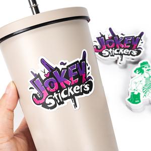 Customized Printing <strong>Thick</strong> Base Material Label Sticker Logo Waterproof Adhesive <strong>Vinyl</strong> <strong>Thick</strong> Die Cut Sticker - Product Image 3