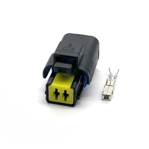 Automotive <b>Sensor</b> Connector 2 Pin Black Plastic IP20 <b>Car</b> Use - Product Image 3