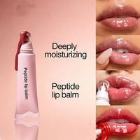 Brillant à Lèvres Haute Qualité Marque Privée, Baume Liquide Mat Résistant à l'Eau avec Design Tendance, Logo Personnalisable, Teinte Crème OEM