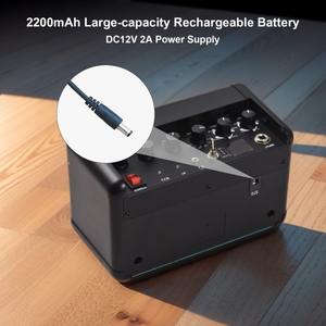 Rowin 2200mAh Batterie Rechargeable Amplificateur de <span class=keywords><strong>Guitare</strong></span> Électrique 15W <span class=keywords><strong>Sans</strong></span> <span class=keywords><strong>Fil</strong></span> BT Haut-Parleur Amplificateur de <span class=keywords><strong>Guitare</strong></span> Acoustique avec 8 Effets Sonores - Product Image 5