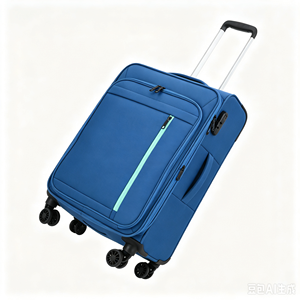 Valise à roulettes souple en <span class=keywords><strong>tissu</strong></span> Oxford extensible avec poche avant, serrure TSA, bagage de voyage pour les voyages d'affaires et les vacances - Product Image 3