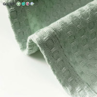 Plaids en vrac en viscose de bambou pour canapé 152x229cm, couverture décorative en bambou tissé gaufré pour les magasins de détail