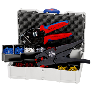 Industrial Grade Steel Wire <b>Crimping</b> Tool <b>Set</b> 0.08-16 mm AWG 28-5 with Assorted Terminals and Connectors Textured - Product Image 1