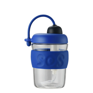 Portable Glass Water Cup With Straw Large Capacity Double Drinking Travel Use - Product Image 2