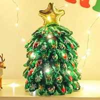 Ballon Arbre de Noël Gonflable Géant - Arbre Colonne 3D de 8 à 12 pieds pour Affichages de Noël en Centres Commerciaux, Magasins et Extérieurs (Certifié CE, B...