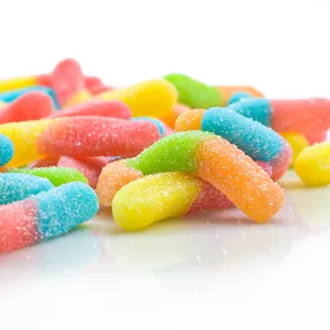 OEM Gummy candy frutas sortidas sabores doces macios e mastigáveis preço por atacado