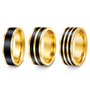 25 Accesorios Modernos <span class=keywords><strong>para</strong></span> Hombre, del Mismo Estilo que los Populares <span class=keywords><strong>en</strong></span> Línea, de Acero Inoxidable con Acabado de Goteo de Aceite, Estilo Simple y a la Moda - Product Image 2
