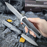 Couteau pliant tactique pour le camping en plein air, la pêche, la chasse, la défense personnelle, couteau durable en acier inoxydable, manche en alliage de zinc, coupeur quotidien