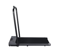 Tapis de marche sous bureau avec inclinaison, silencieux, portable, électrique, pour la maison et le bureau, machine de marche compacte pour le fitness