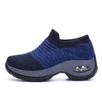 Nouvelles Chaussures de Sport Hiver 2025 Grande Taille pour la Course à Pied, Semelle Extérieure EVA, Amorti d'Air, Tissu Volant Respirant, Doublure Coton, Décontractées et Tendance