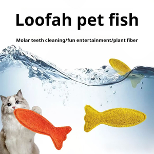 Juguetes para Mascotas al por Mayor, Juguetes para Gatos con Forma de Pez, Juguetes para Masticar para Gatos con Hierba Gatera - Product Image 2