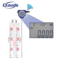 Jauge de niveau magnétique sans fil Clouds, haute température 280 ℃   Remplacement du regard de visée du tambour de chaudière à vapeur