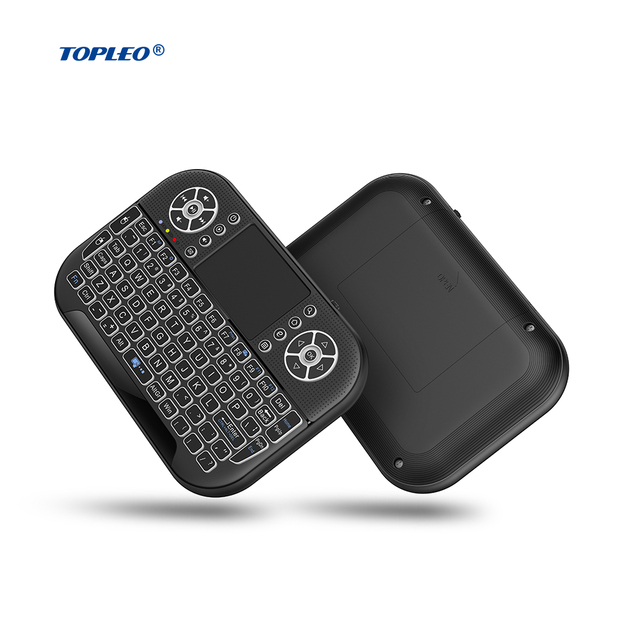 Topleo Wireless A8 Remote Keyboard RGB Handheld Backlit Portable Wireless air Mouse Android Tv Box Mini Keyboard