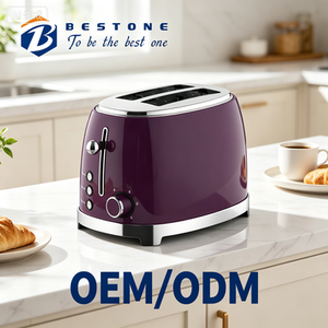 BESTONE Kitchen Appliance Set 02 Blender Coffee Maker <b>Toaster</b> <b>Kettle</b> Electric Household Purple OEM ODM - Product Image 2