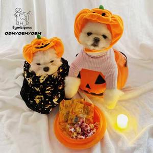 Chapeau d'Halloween <span class=keywords><strong>en</strong></span> velours réglable pour animaux de compagnie, modèle OEM ODM, pour chats et petits chiens - Product Image 1