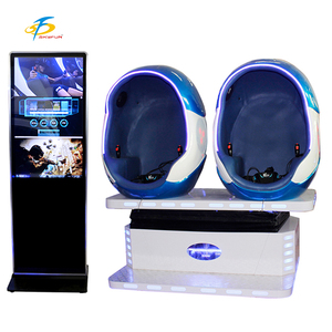 Simulateur de cinéma de réalité virtuelle 9D VR fou et excitant avec des jeux de voiture, machine de jeu pour enfants 9D VR, chaise de jeu 9D VR <span class=keywords><strong>Egg</strong></span> - Product Image 4