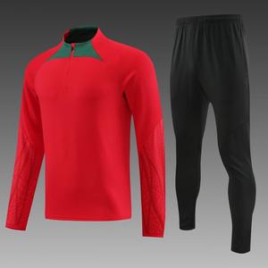 ชุดแทร็คสูทซิปขนแกะสำหรับทุกเพศชุดวอร์มกันหนาวสำหรับเล่นฟุตบอลสไตล์พื้นฤดูใบไม้ผลิออกแบบโลโก้ได้ตามที่ต้องการ - Product Image 2