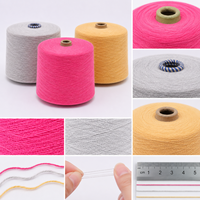 En stock – Fil mélangé laine-mohair teint, 1/13 brins, pour pulls et tricots automne/hiver – Disponibilité directe usine