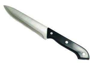 Juego de Cuchillos de Cocina Multifuncionales de 3 Piezas, Cuchillo de Chef de Acero Inoxidable de 8 Pulgadas, Tenedor de 6 Pulgadas, Mango Negro de PP - Product Image 4