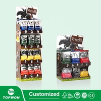 Présentoir de nourriture en carton pour chien, présentoir de nourriture pour chien, magasin de détail, magasin de vente au détail