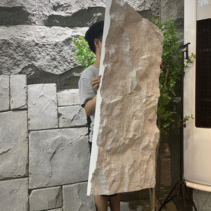Panneau mural extérieur en <span class=keywords><strong>pierre</strong></span> PU 3D, <span class=keywords><strong>mur</strong></span> en <span class=keywords><strong>pierre</strong></span> artificielle en polyuréthane, composants de panneau en roche artificielle avec <span class=keywords><strong>faux</strong></span> <span class=keywords><strong>mur</strong></span> en <span class=keywords><strong>pierre</strong></span> - Product Image 2