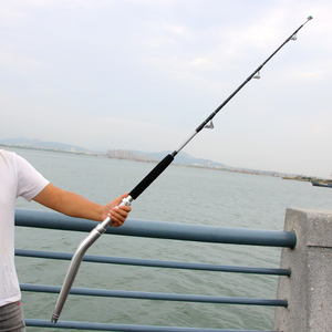 Nouvelle Canne à Pêche de Bateau Robuste pour Eau Salée de Qualité Supérieure, Tailles 5'6"/6'/6'6", Canne de Traîne Personnalisée Gros Gibier 30-130 lb pour Thon - Product Image 3