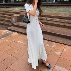 Halter largo de manga corta para mujer, corpiño fiesta de graduación vestidos de noche Sexy cuello en V pesado con cuentas vestido adornado a mano/ - Product Image 2