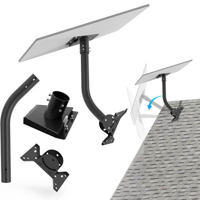 Custom OEM ODM Factory Starlink Mounting Kit Gen3 V3 Wall Roof Mount Bracket Adjustable Pole Adapter Satellite Dish