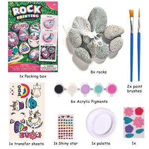 Kit per Dipingere Sassi in Plastica Non Tossico, Regalo Educativo Creativo Fai-<span class=keywords><strong>da</strong></span>-Te per Bambini, Giocattoli Artistici - Product Image 3