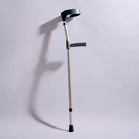 Vente directe d'usine en aluminium léger adulte vieil homme seniors canne à pied coude béquille