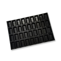 Moule à financier en aluminium de qualité professionnelle pour restaurant, grande taille, 36 cavités