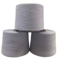 Fil mélangé acrylique 18S/2 teint, écologique, résistant à l'abrasion, filé à cœur, anti-boulochage, polaire arctique, 42% acrylique, 28% nylon